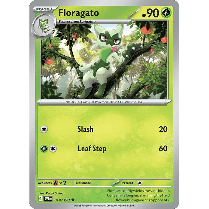 Floragato - Scarlet & Violet (Uncommon) [SVI-14] English / Near Mint / Normal