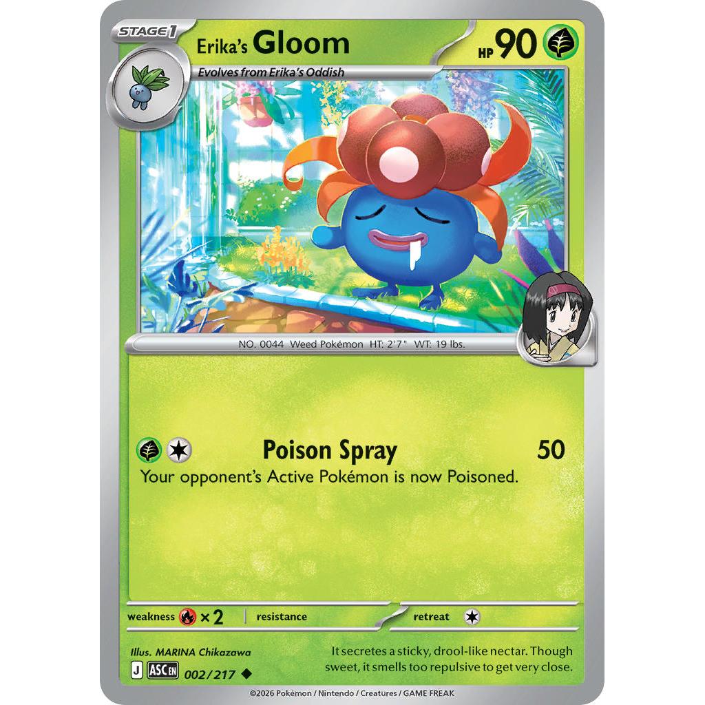 Erika's Gloom 002/217 [Poke Ball pattern] - Ascended Heroes