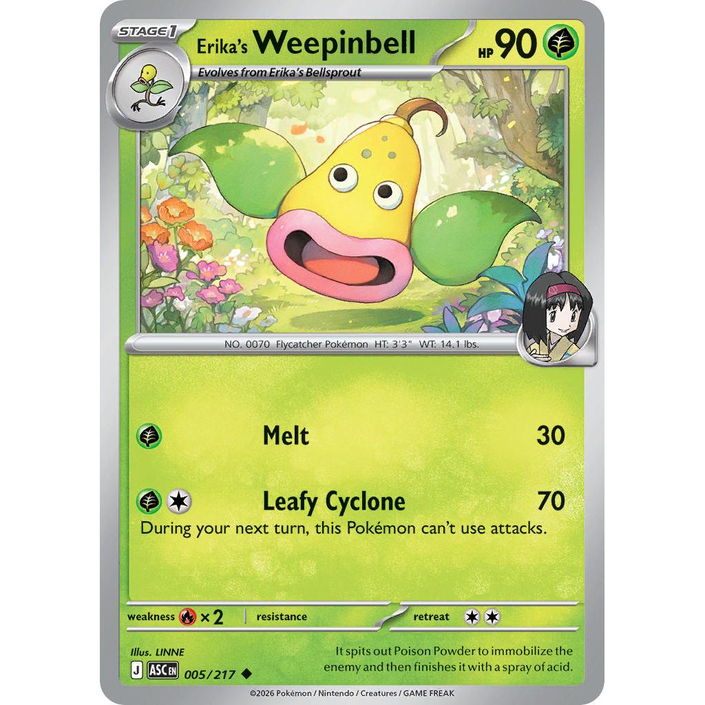 Erika's Weepinbell 005/217 [Poke Ball pattern] - Ascended Heroes