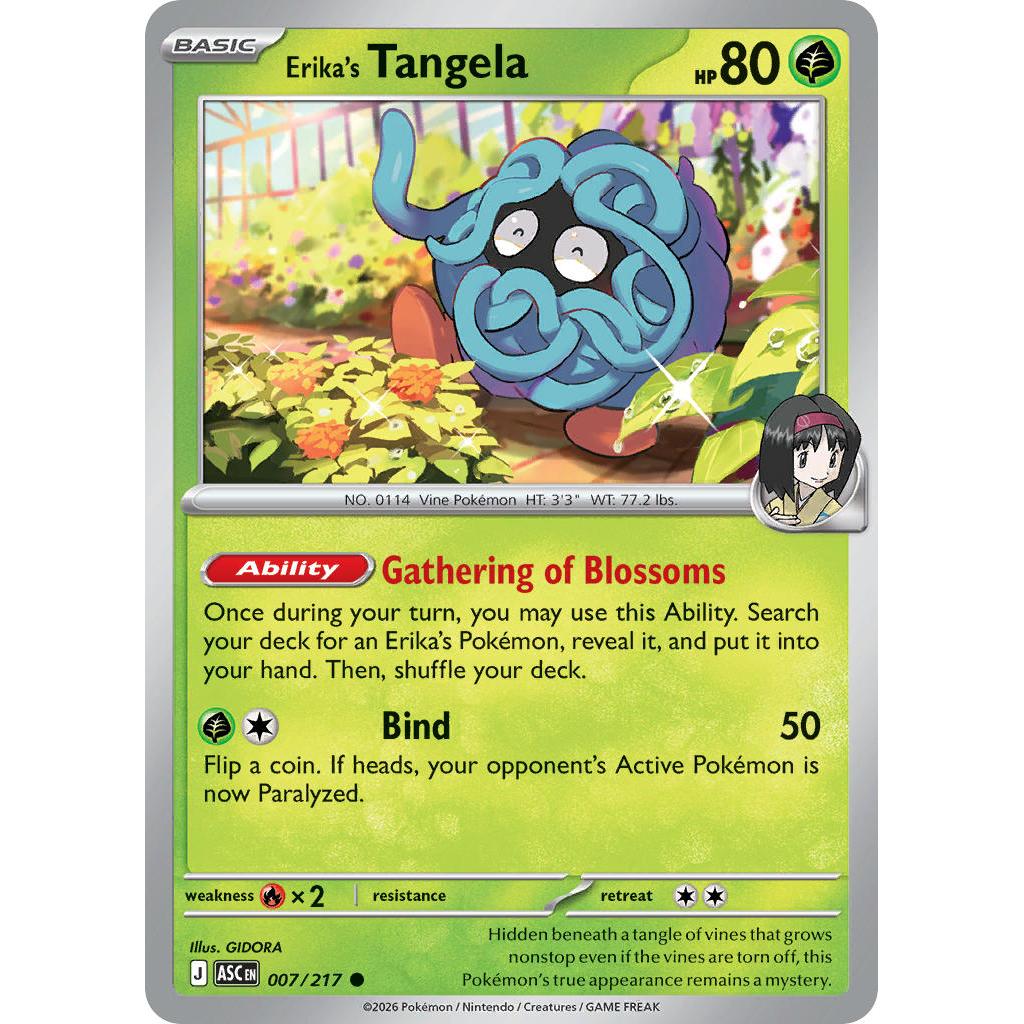 Erika's Tangela 007/217 [Poke Ball pattern] - Ascended Heroes