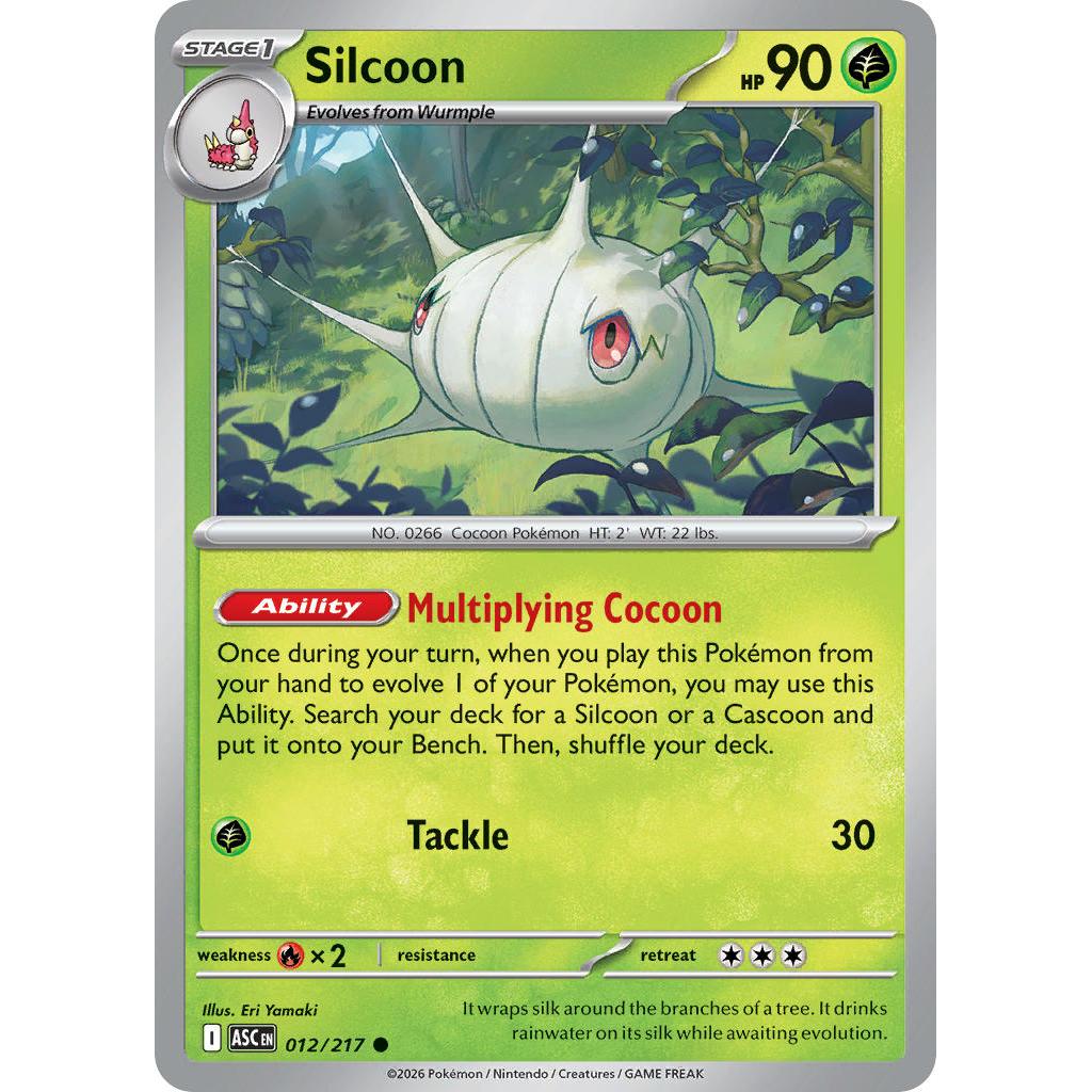 Silcoon 012/217 [Love Ball pattern] - Ascended Heroes