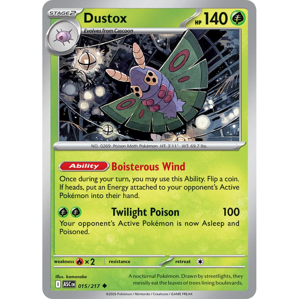Dustox 015/217 [Love Ball pattern] - Ascended Heroes