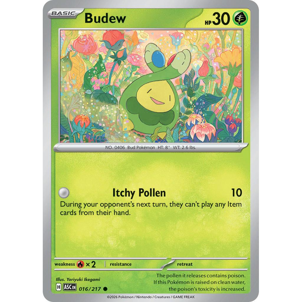 Budew 016/217 [Friend Ball pattern] - Ascended Heroes