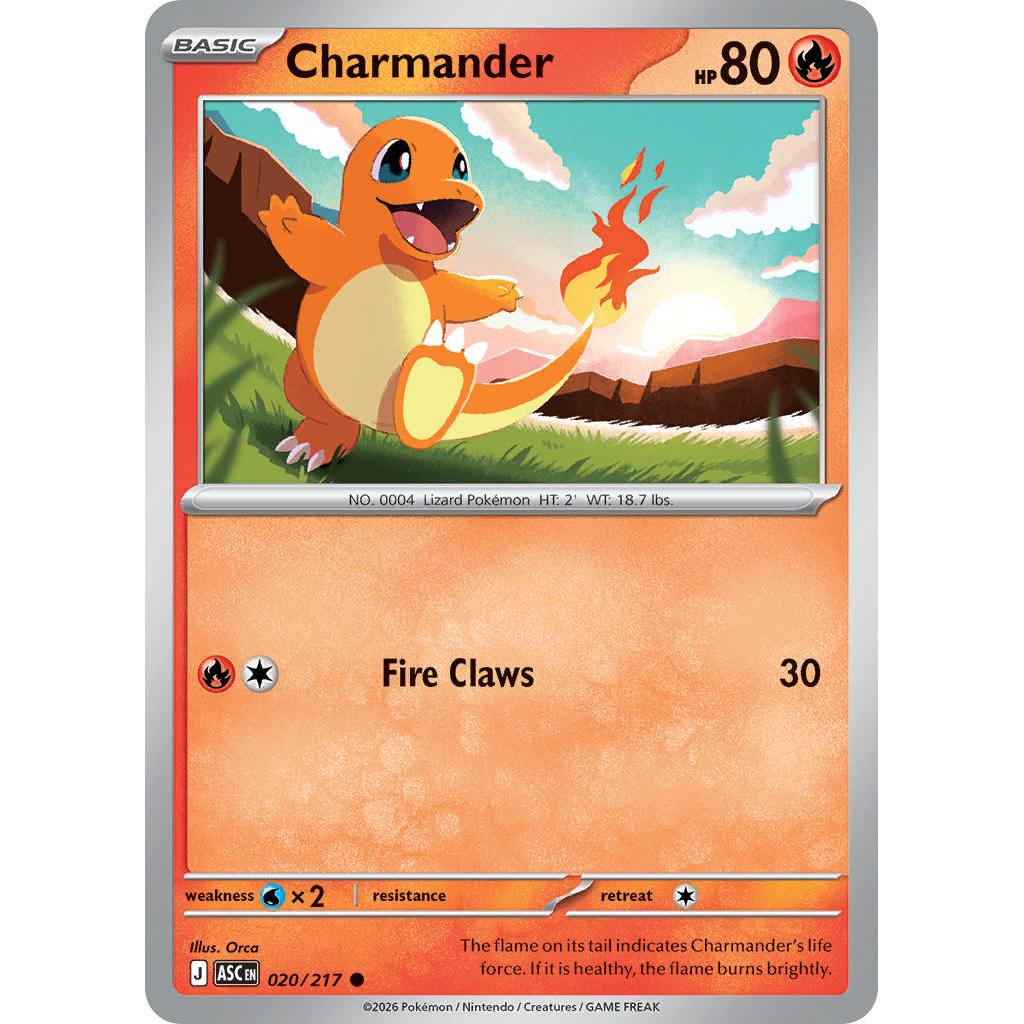 Charmander 020/217 [Quick Ball pattern] - Ascended Heroes