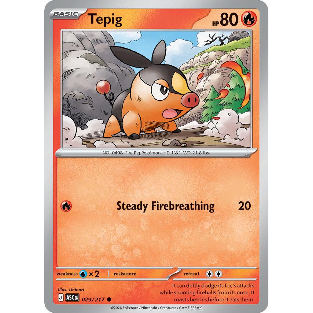 Tepig 029/217 [Energy Symbol] - Ascended Heroes