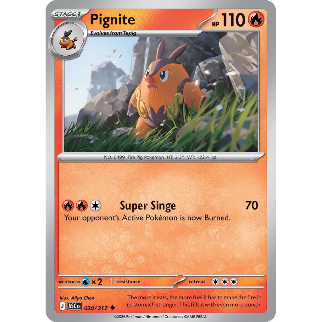 Pignite 030/217 [Friend Ball pattern] - Ascended Heroes