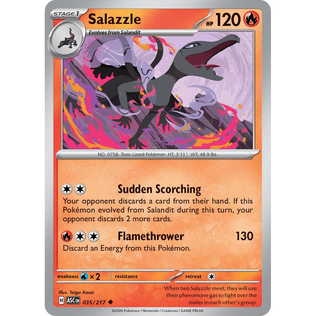 Salazzle 035/217 [Quick Ball pattern] - Ascended Heroes