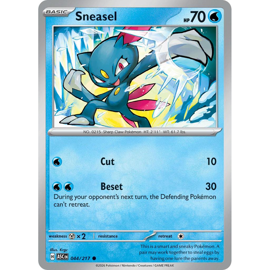 Sneasel 044/217 [Energy Symbol] - Ascended Heroes