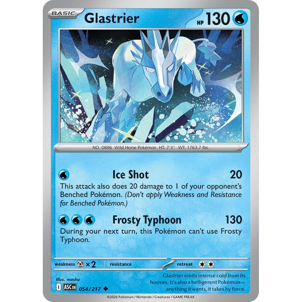Glastrier 054/217 [Friend Ball pattern] - Ascended Heroes