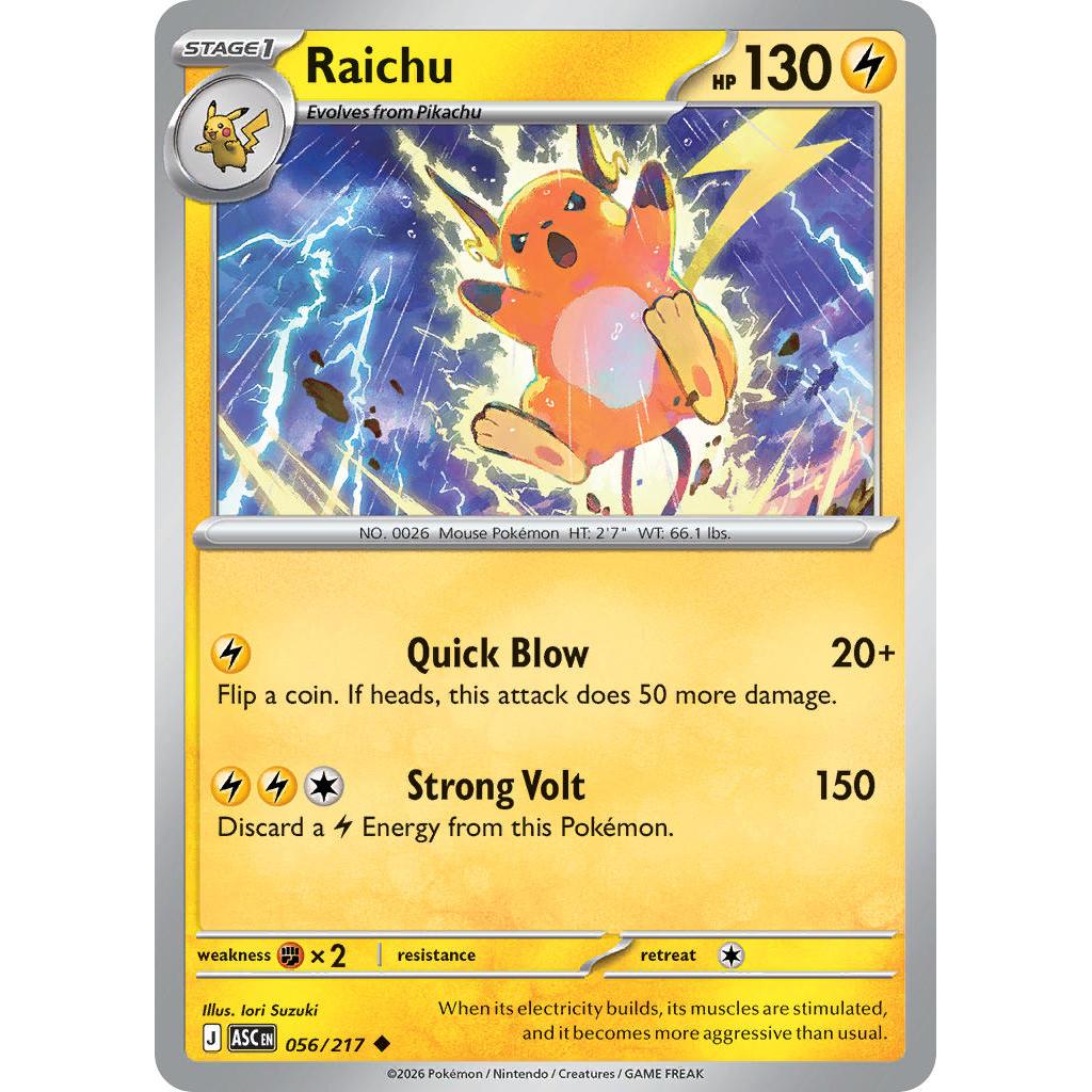 Raichu 056/217 - Ascended Heroes