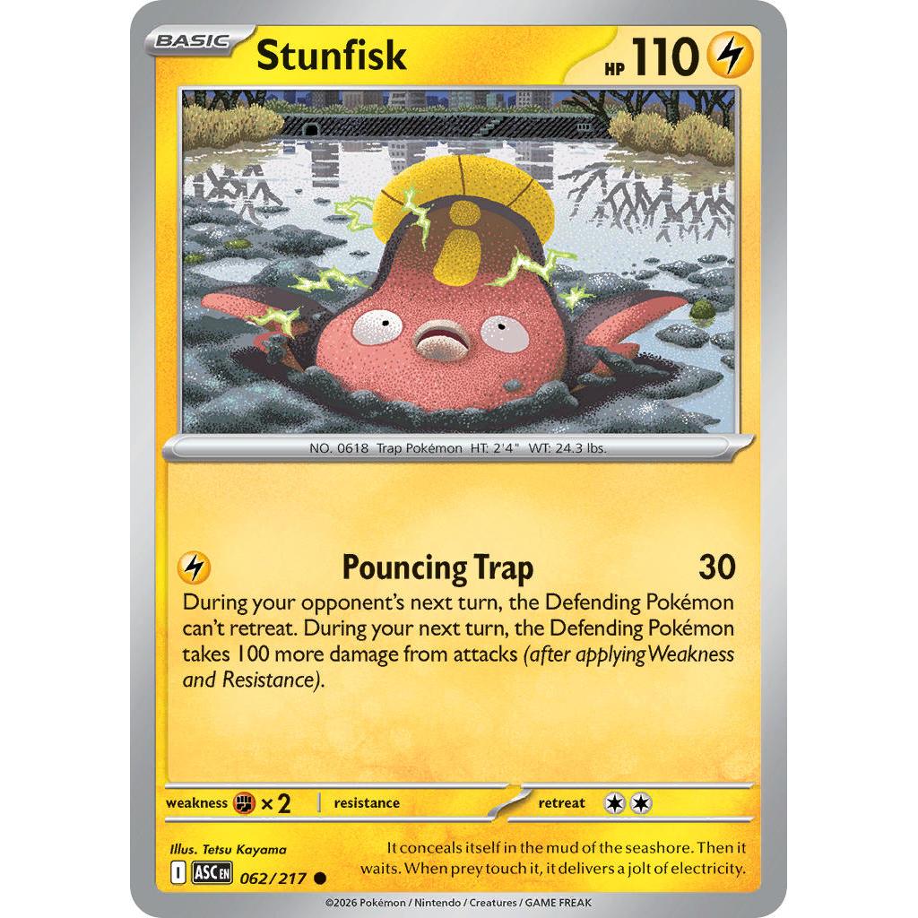 Stunfisk 062/217 [Energy Symbol] - Ascended Heroes