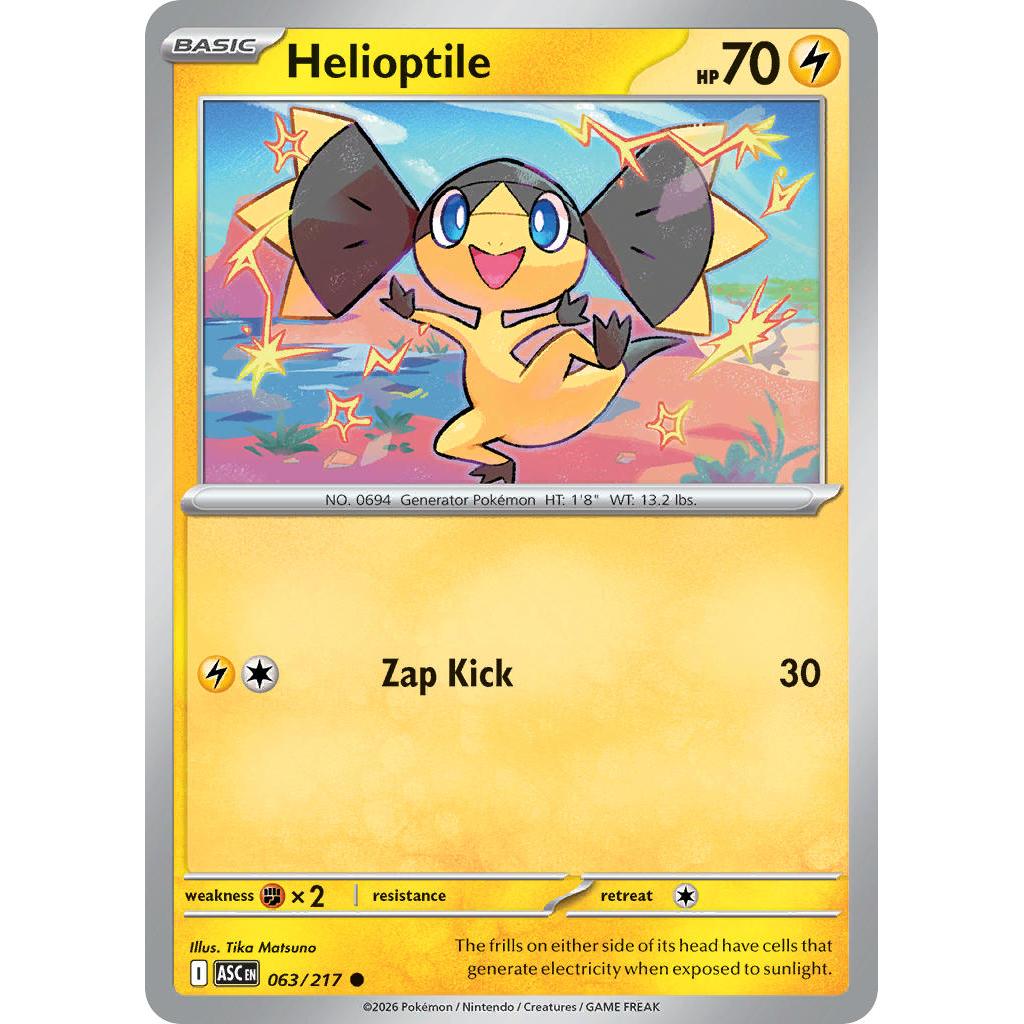 Helioptile 063/217 [Quick Ball pattern] - Ascended Heroes