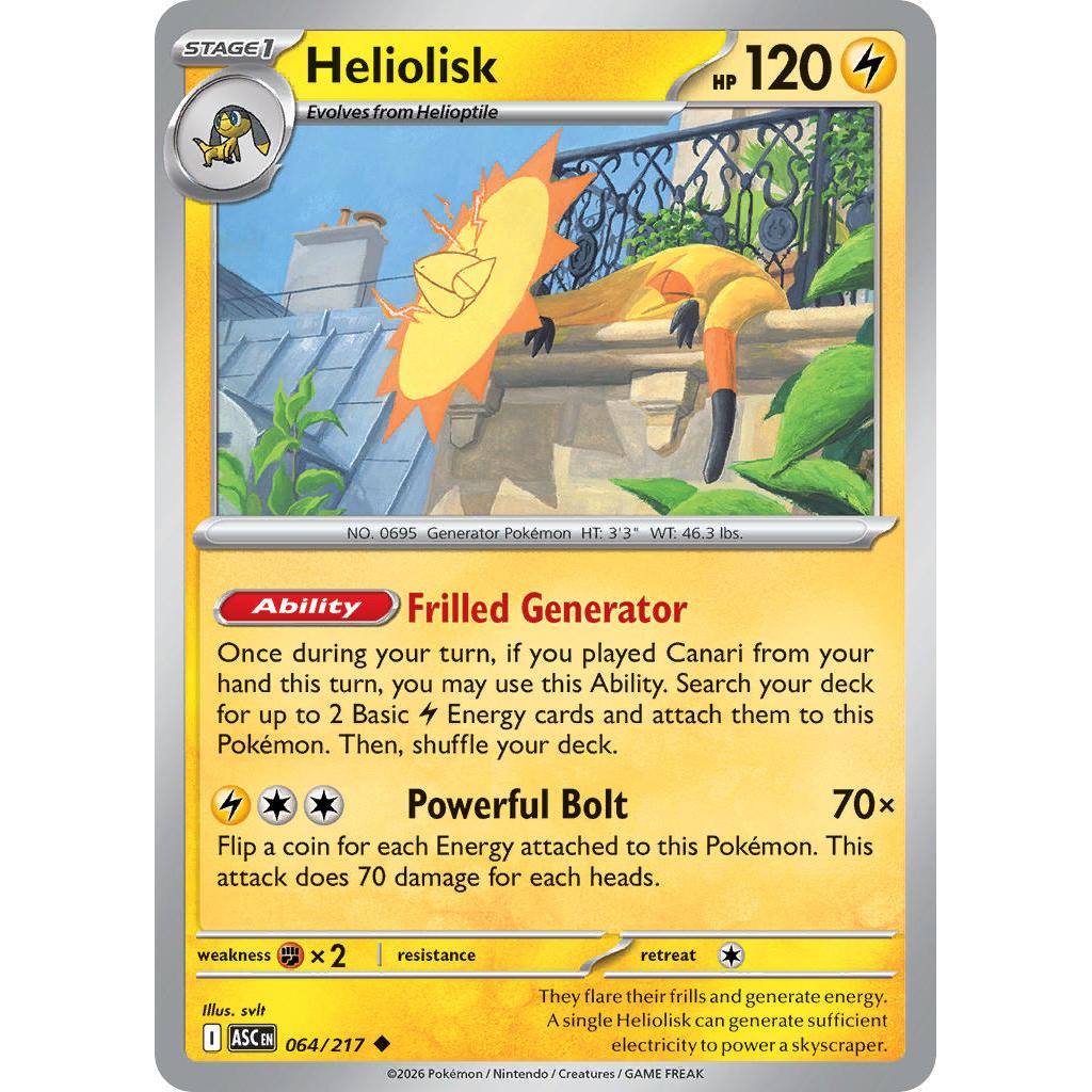 Heliolisk 064/217 [Quick Ball pattern] - Ascended Heroes
