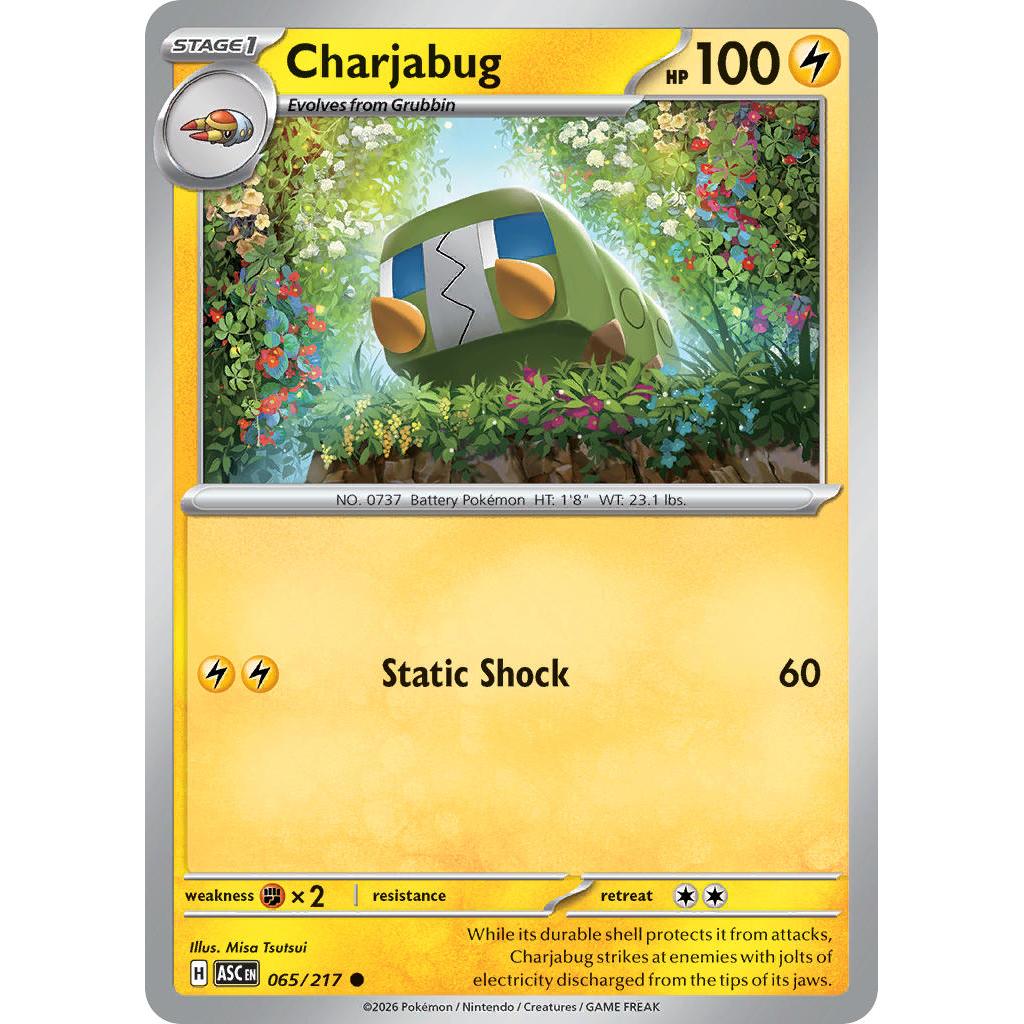 Charjabug 065/217 [Energy Symbol] - Ascended Heroes