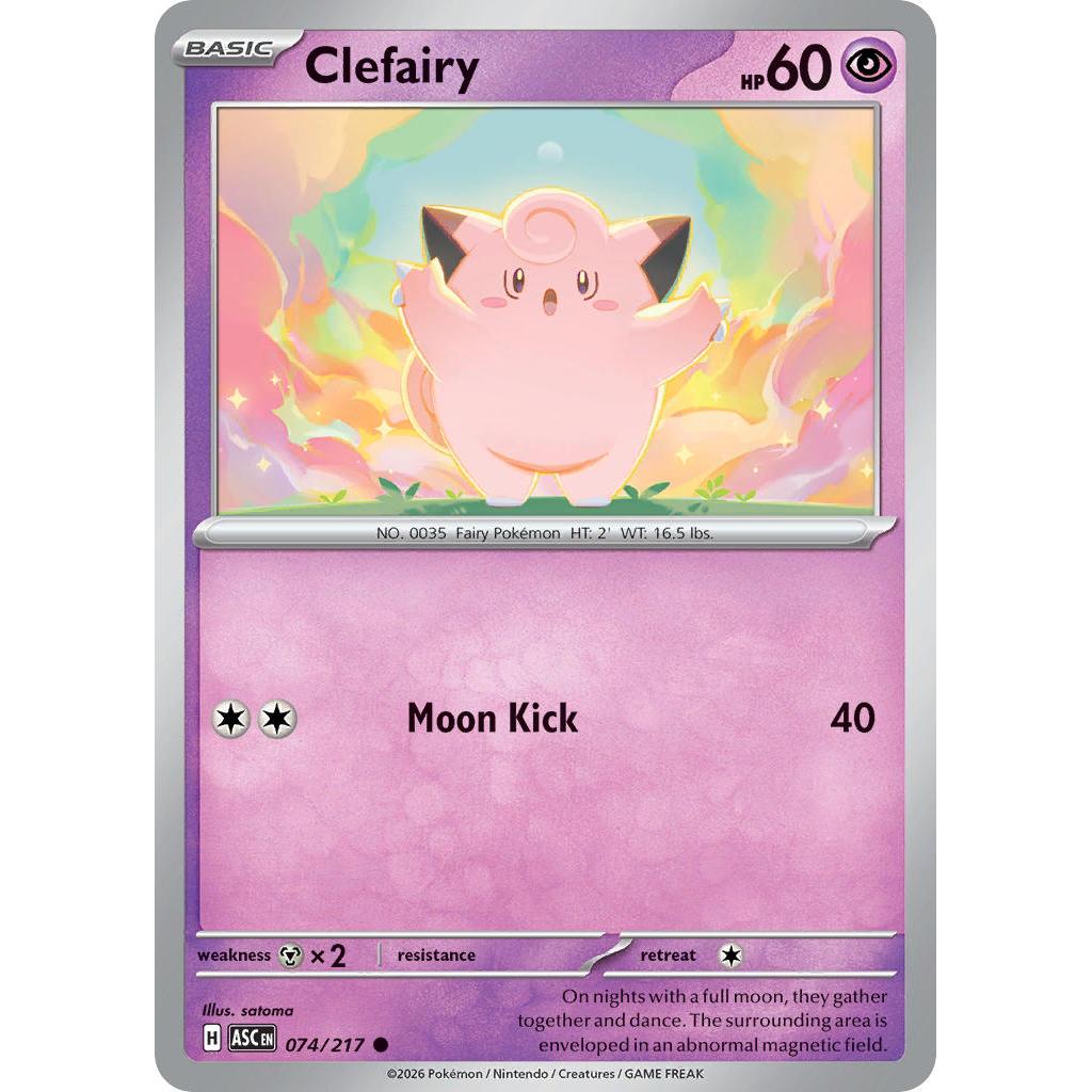 Clefairy 074/217 [Energy Symbol] - Ascended Heroes