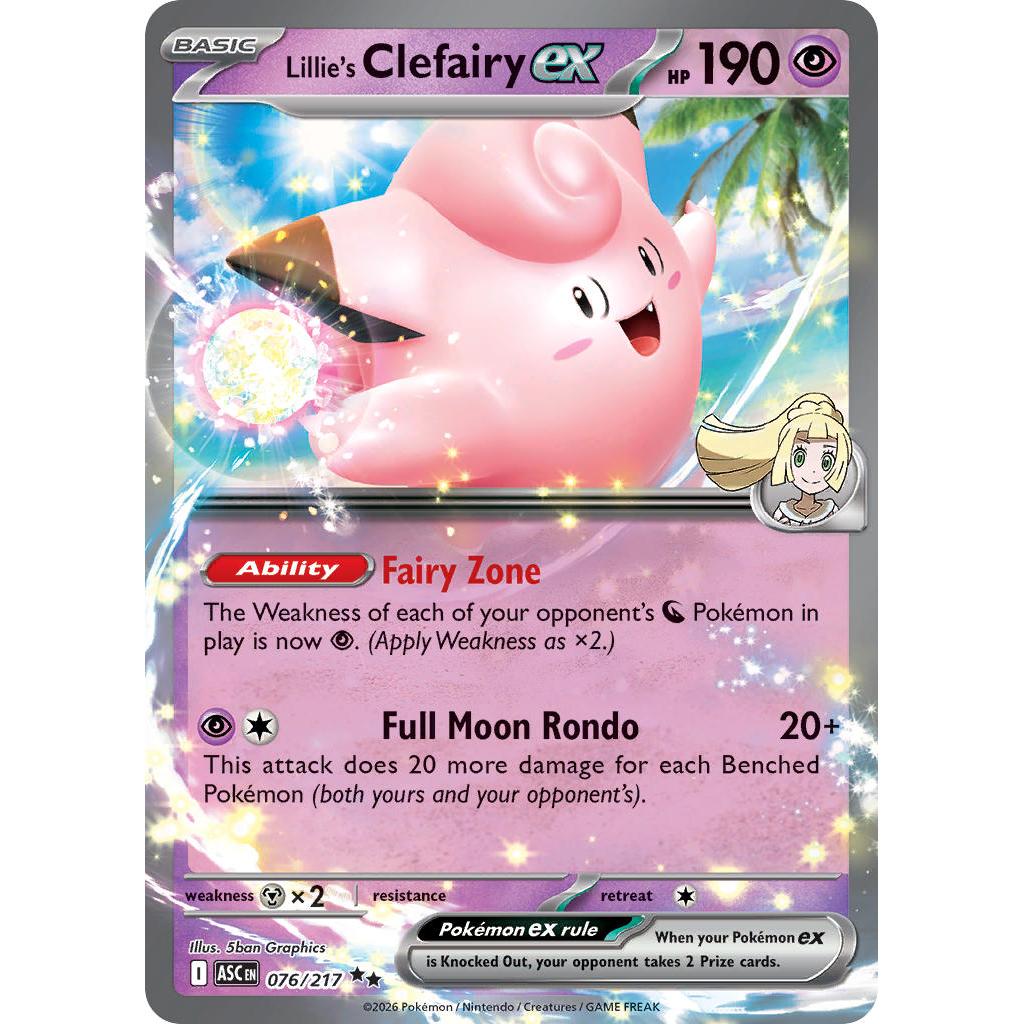Lillie's Clefairy ex 076/217 - Ascended Heroes