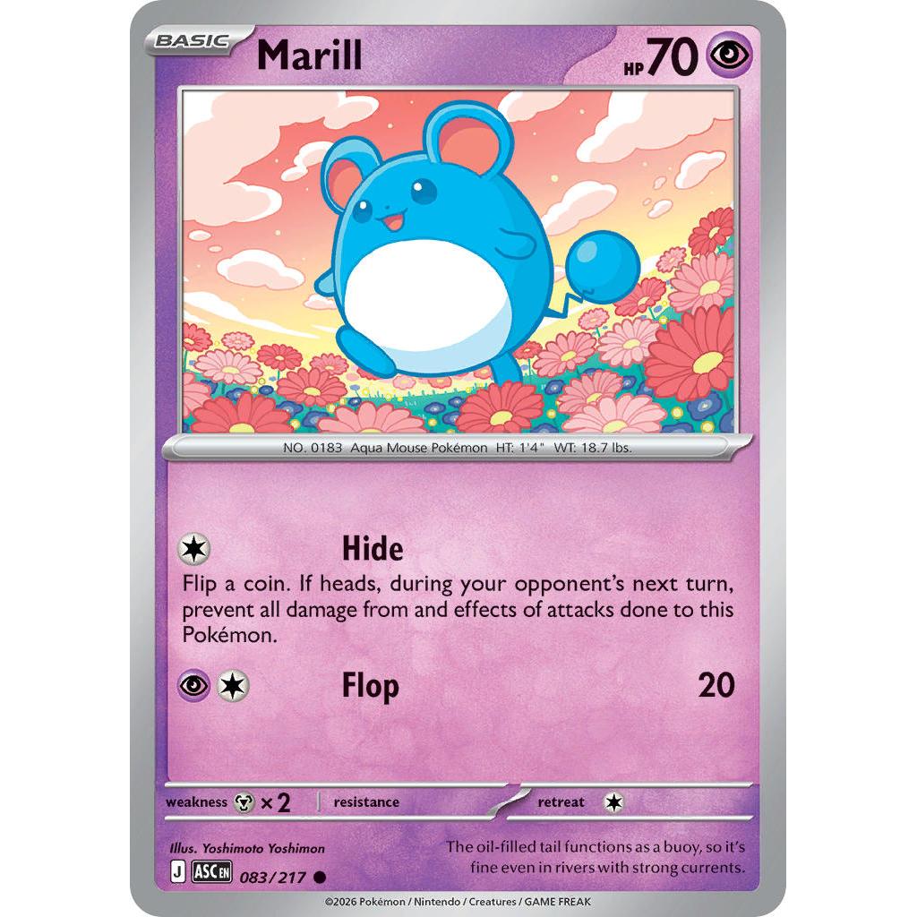 Marill 083/217 [Energy Symbol] - Ascended Heroes
