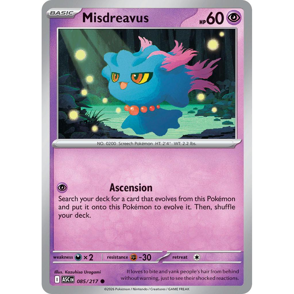 Misdreavus 085/217 [Energy Symbol] - Ascended Heroes
