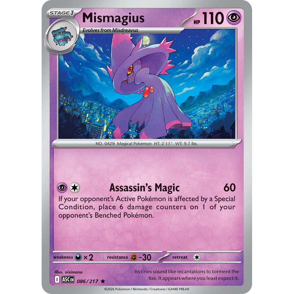 Mismagius 086/217 [Dusk Ball pattern] - Ascended Heroes