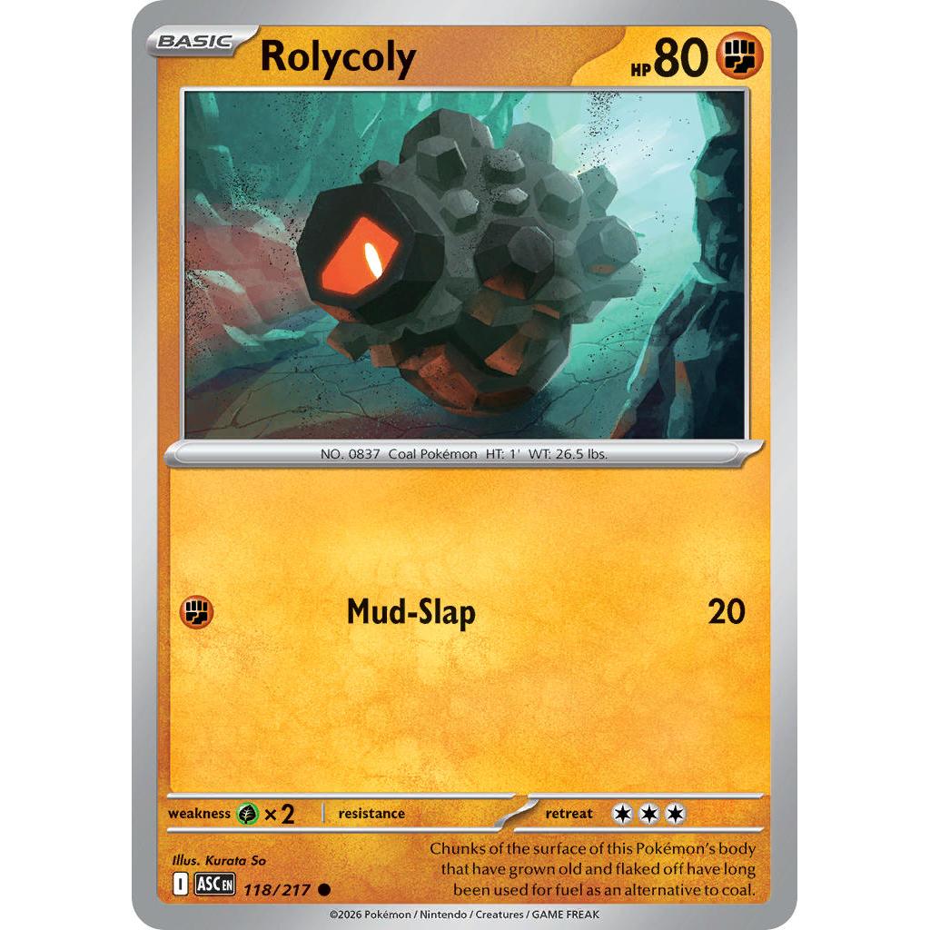Rolycoly 118/217 [Dusk Ball pattern] - Ascended Heroes