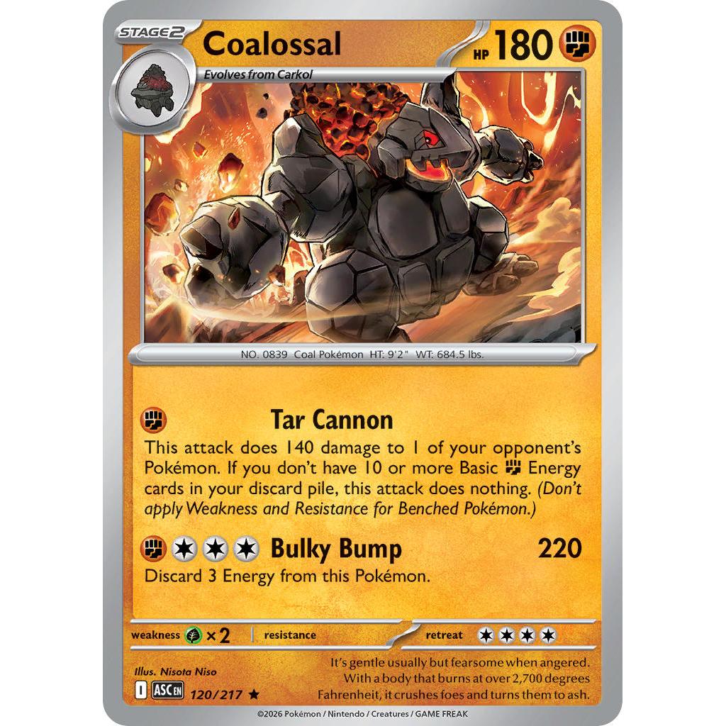 Coalossal 120/217 [Dusk Ball pattern] - Ascended Heroes