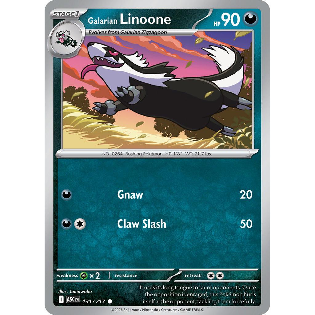 Galarian Linoone 131/217 [Dusk Ball pattern] - Ascended Heroes