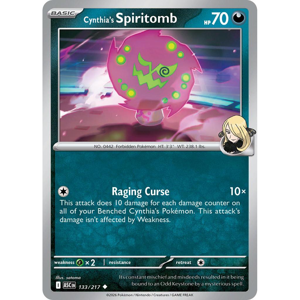 Cynthia's Spiritomb 133/217 [Poke Ball pattern] - Ascended Heroes