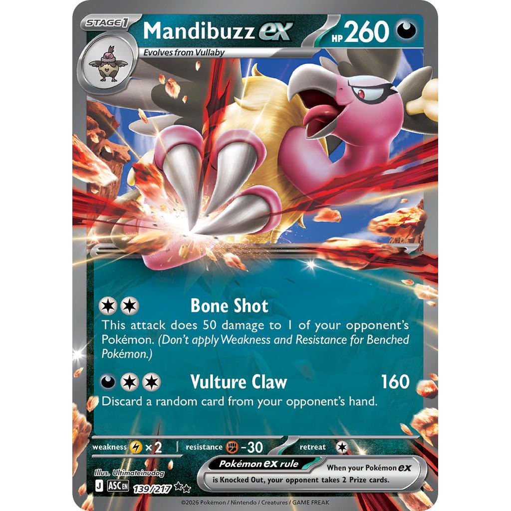 Mandibuzz ex 119/217 - Ascended Heroes