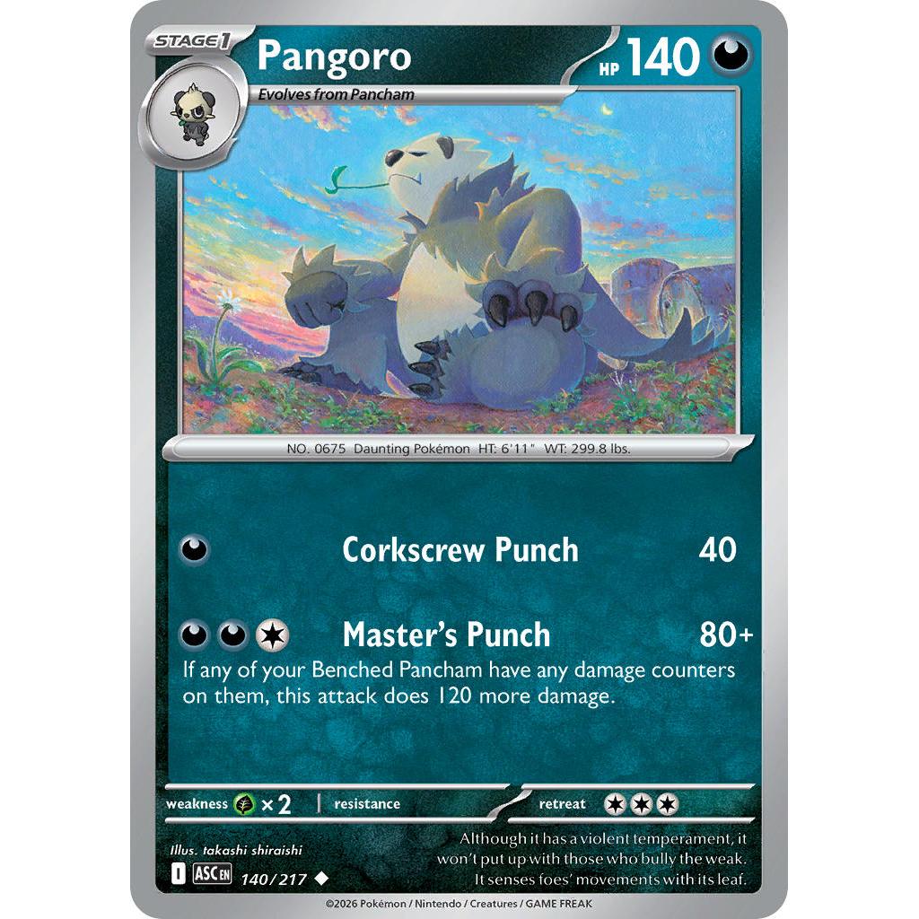 Pangoro 140/217 [Love Ball pattern] - Ascended Heroes