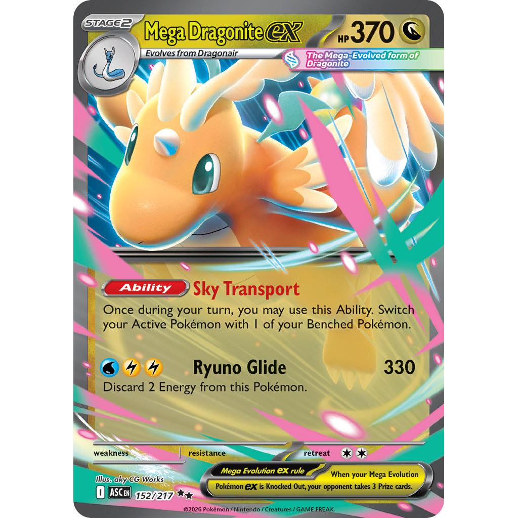 Mega Dragonite ex 152/217 - Ascended Heroes