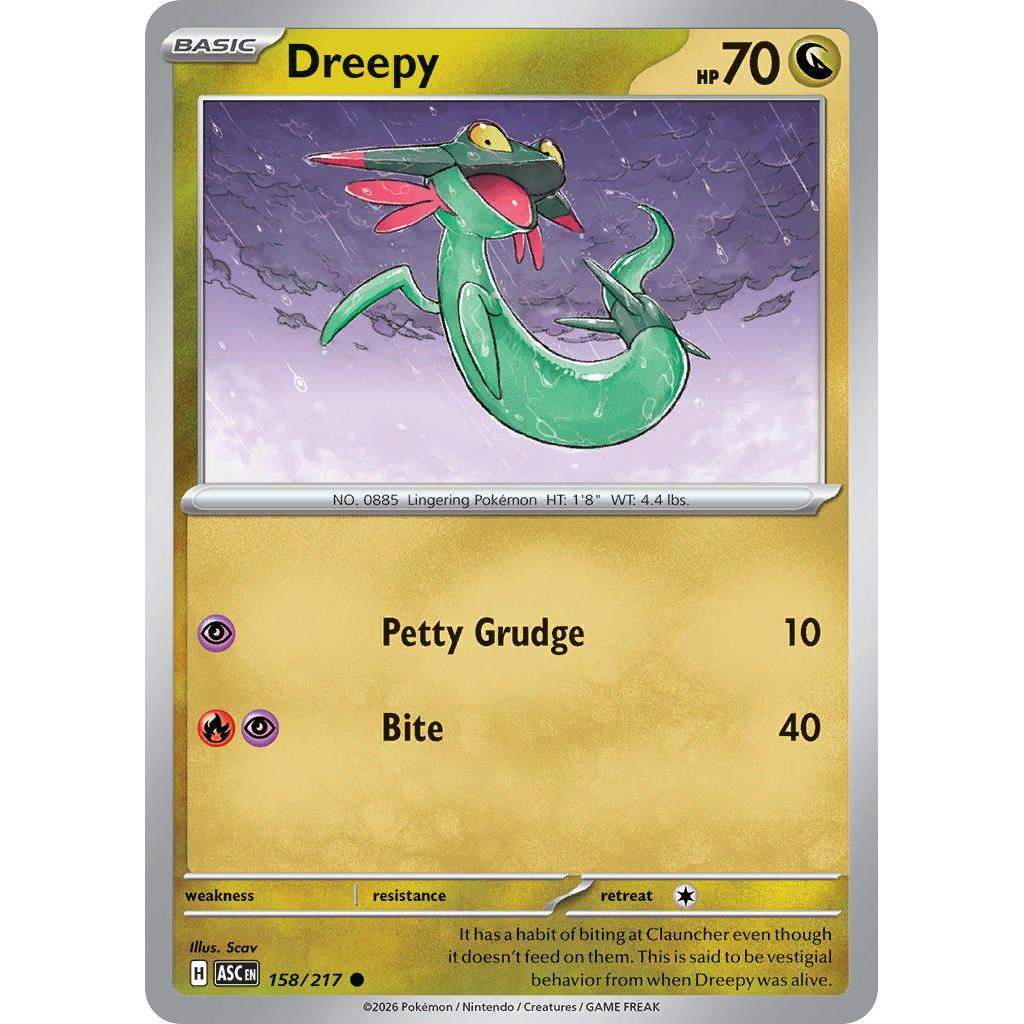 Dreepy 158/217 [Quick Ball pattern] - Ascended Heroes