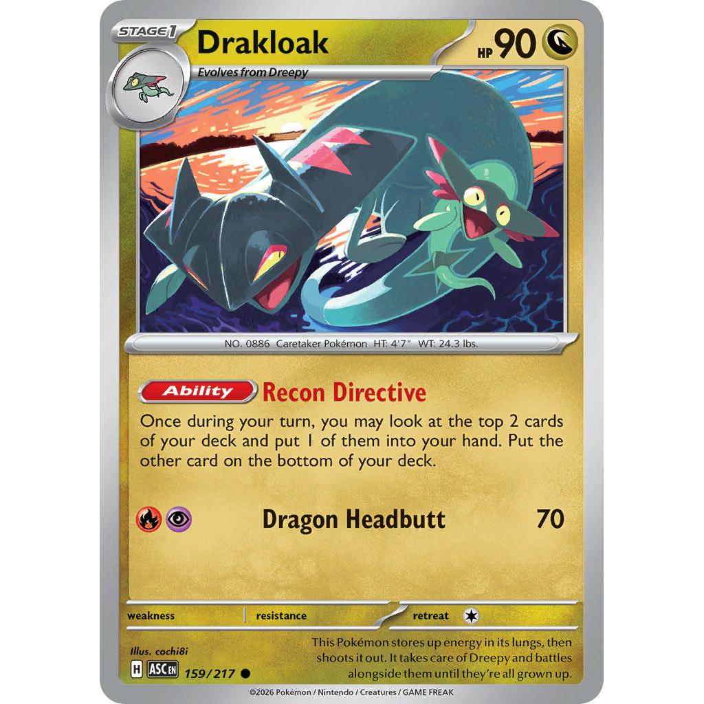 Drakloak 159/217 [Quick Ball pattern] - Ascended Heroes