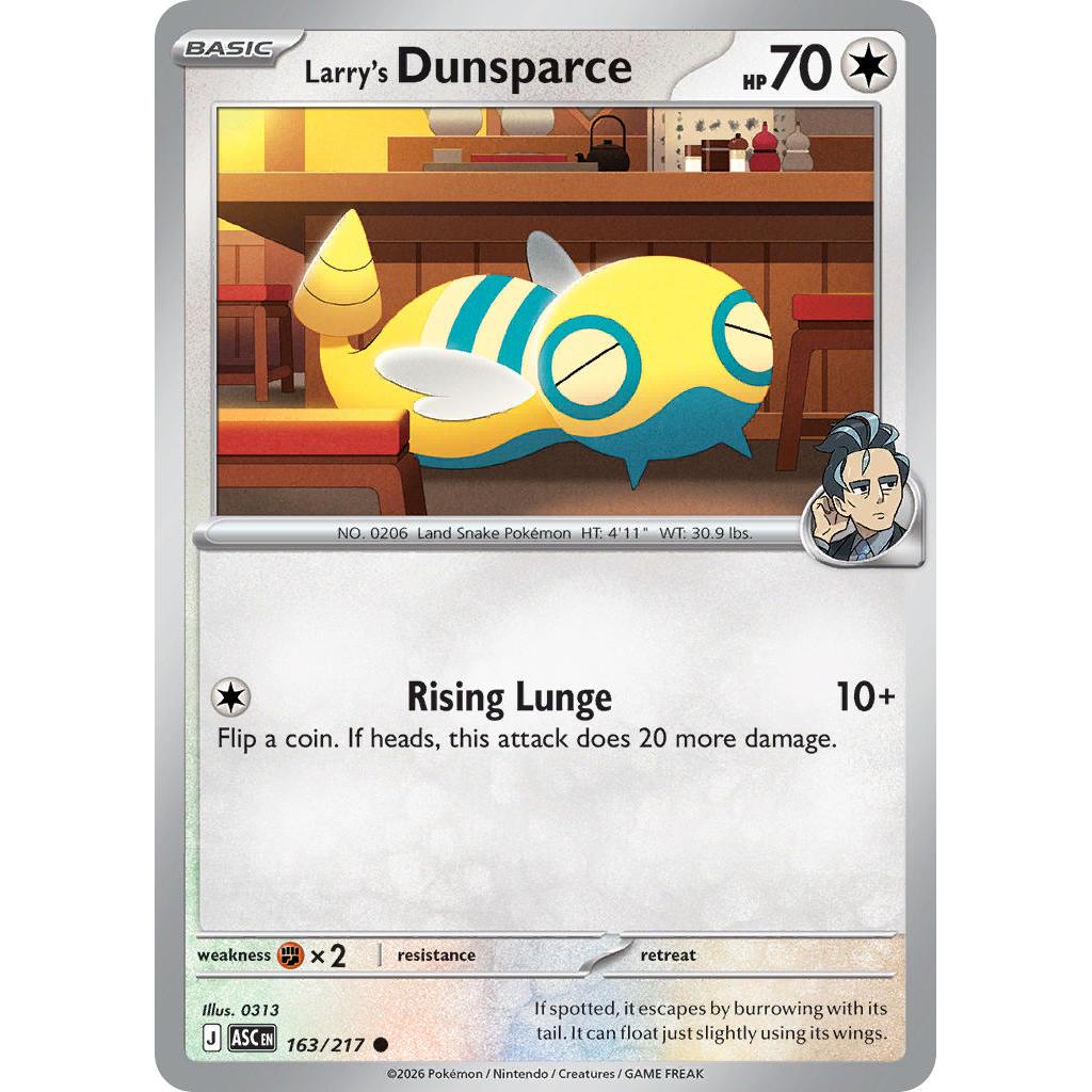 Larry's Dunsparce 163/217 [Poke Ball pattern] - Ascended Heroes
