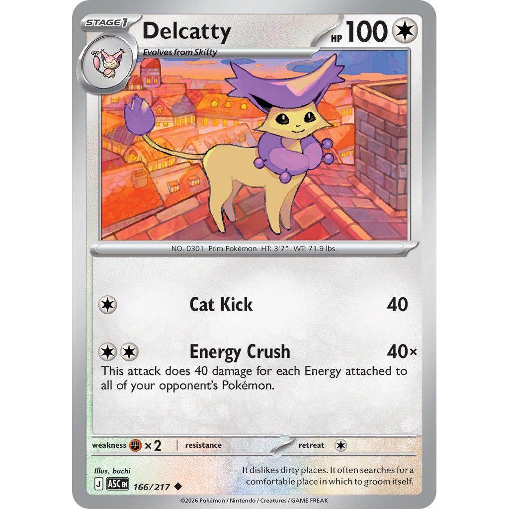 Delcatty 166/217 [Love Ball pattern] - Ascended Heroes