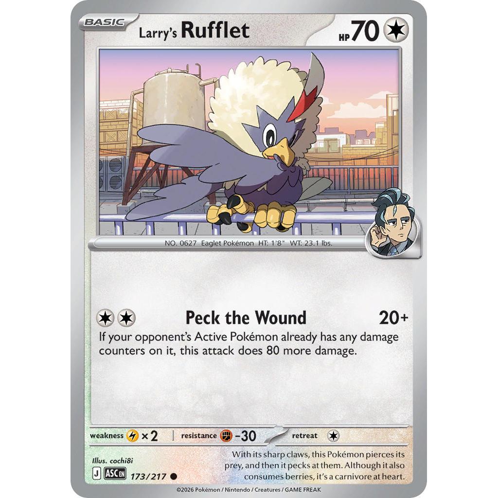 Larry's Rufflet 173/217 [Poke Ball pattern] - Ascended Heroes