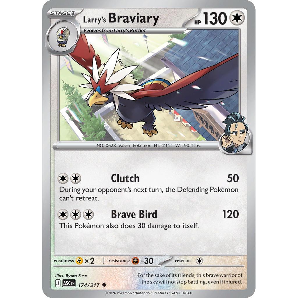 Larry's Braviary 174/217 [Poke Ball pattern] - Ascended Heroes