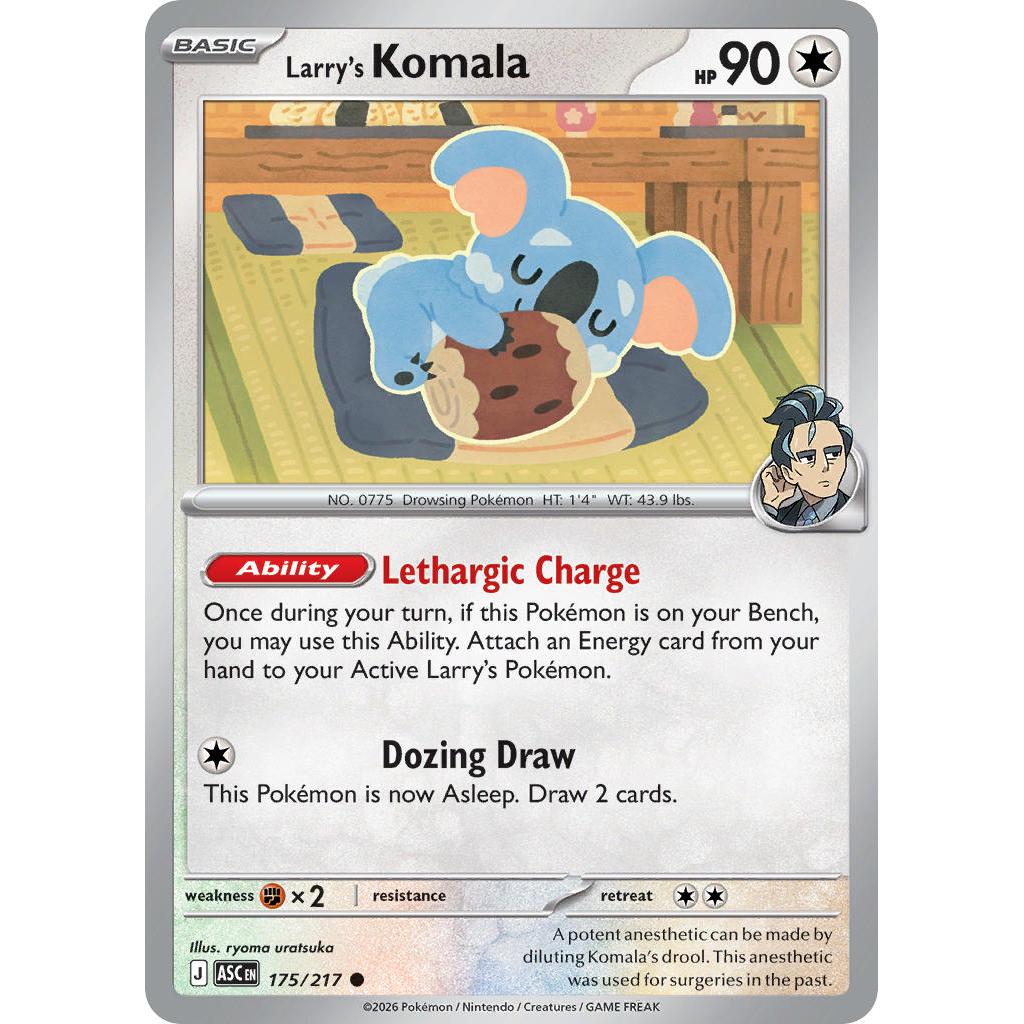 Larry's Komala 175/217 [Poke Ball pattern] - Ascended Heroes