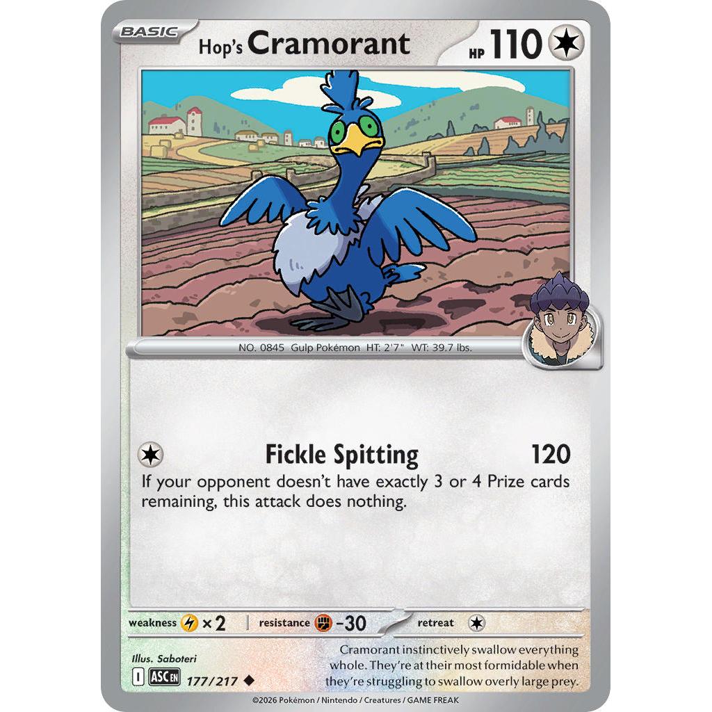 Hop's Cramorant 177/217 [Poke Ball pattern] - Ascended Heroes