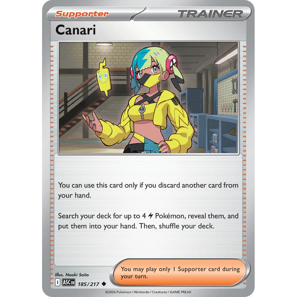 Canari 185/217 [Reverse Holo] - Ascended Heroes