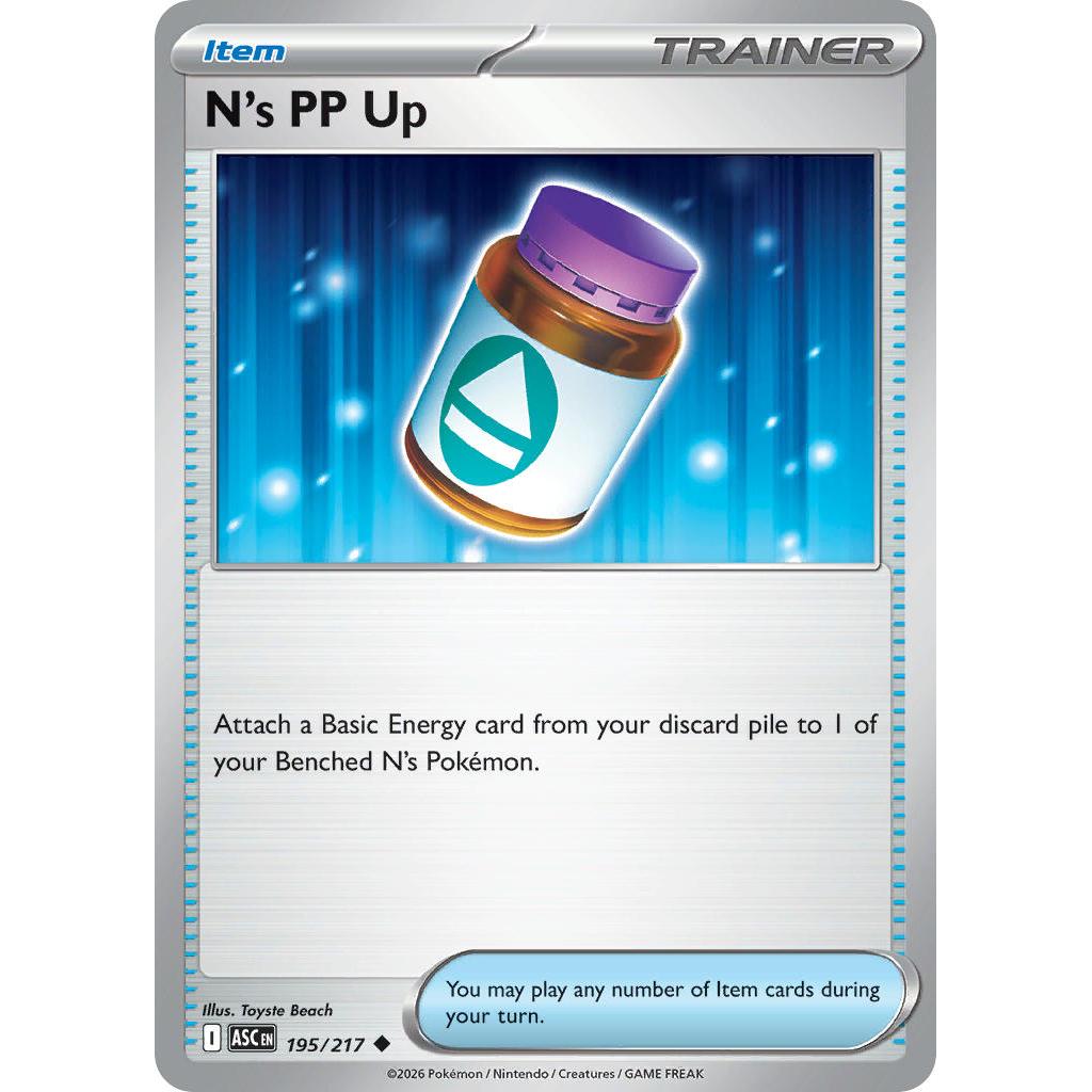 N's PP Up 195/217 - Ascended Heroes
