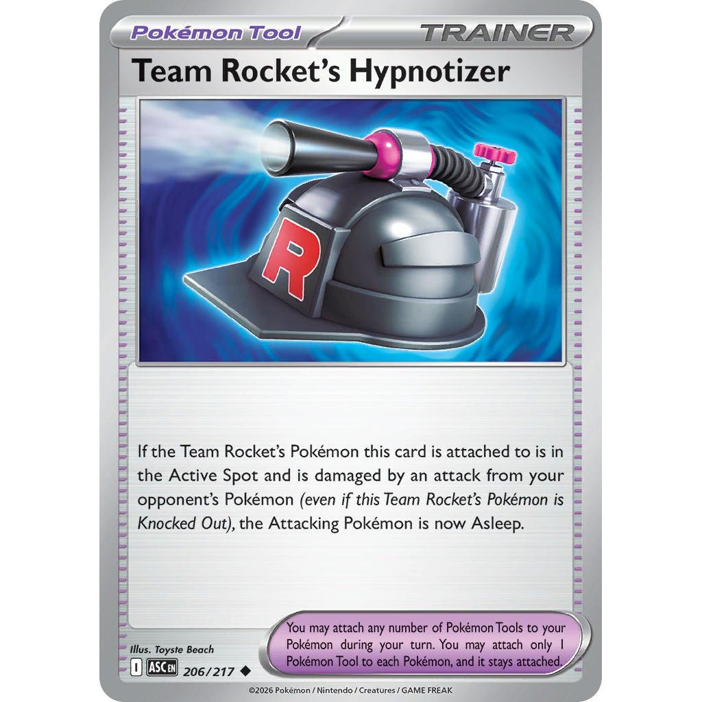Team Rocket's Hypnotizer 206/217 [Reverse Holo] - Ascended Heroes