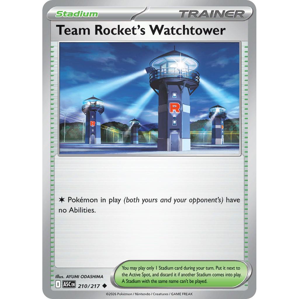 Team Rocket's Watchtower 210/217 - Ascended Heroes