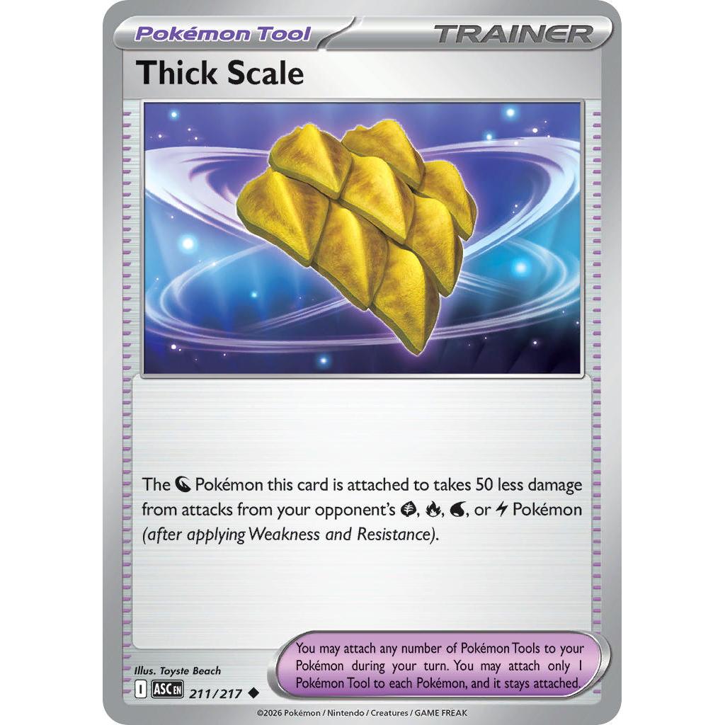 Thick Scale 211/217 [Reverse Holo] - Ascended Heroes
