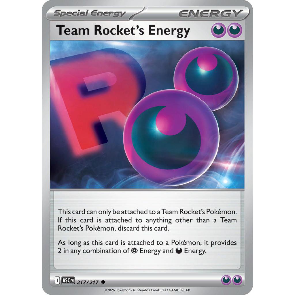 Team Rocket's Energy 217/217 [Reverse Holo] - Ascended Heroes