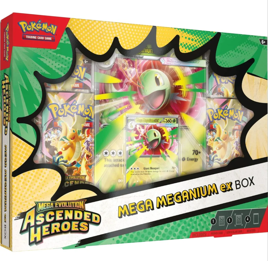 Pokémon Mega Meganium ex Ascended Heroes Box