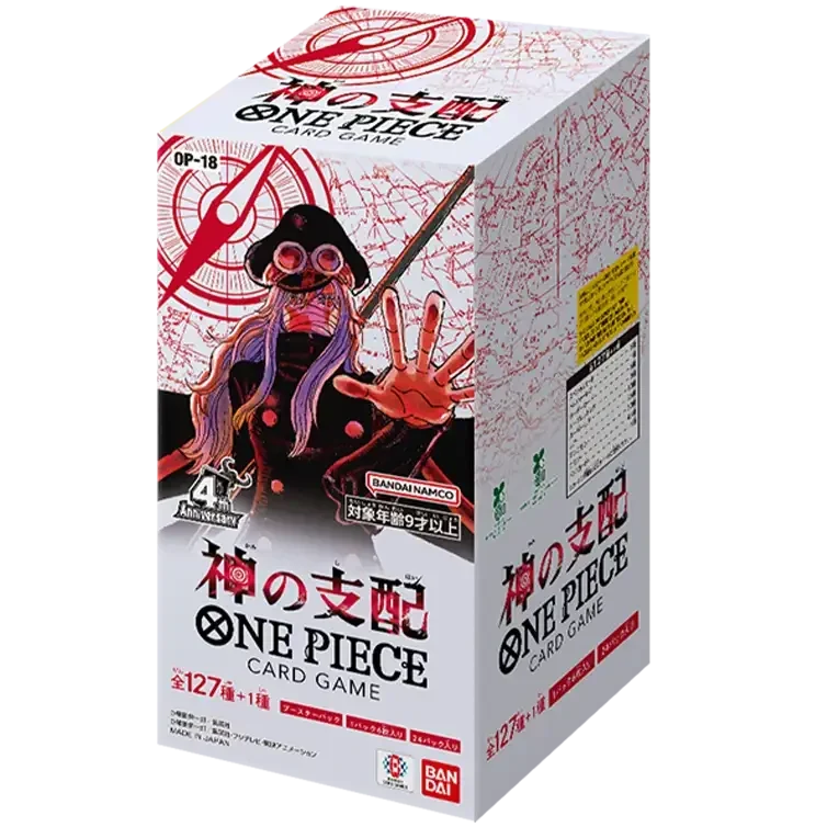 One Piece OP-18 The Dominance of God Booster Box (Japansk)