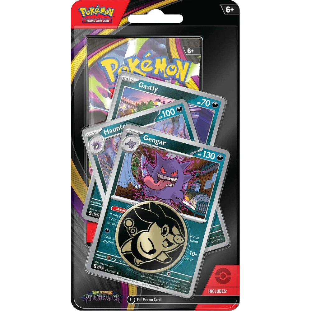 Pokémon Pitch Black Premium Checklane Blister (Gengar, Haunter, Gastly)