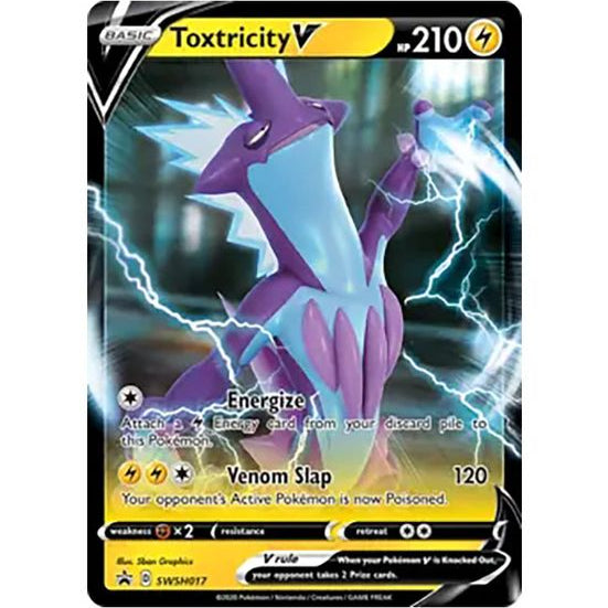 Toxtricity V - SWSH Black Star Promos (Promo) [SWSH017] English / Near Mint / Holofoil