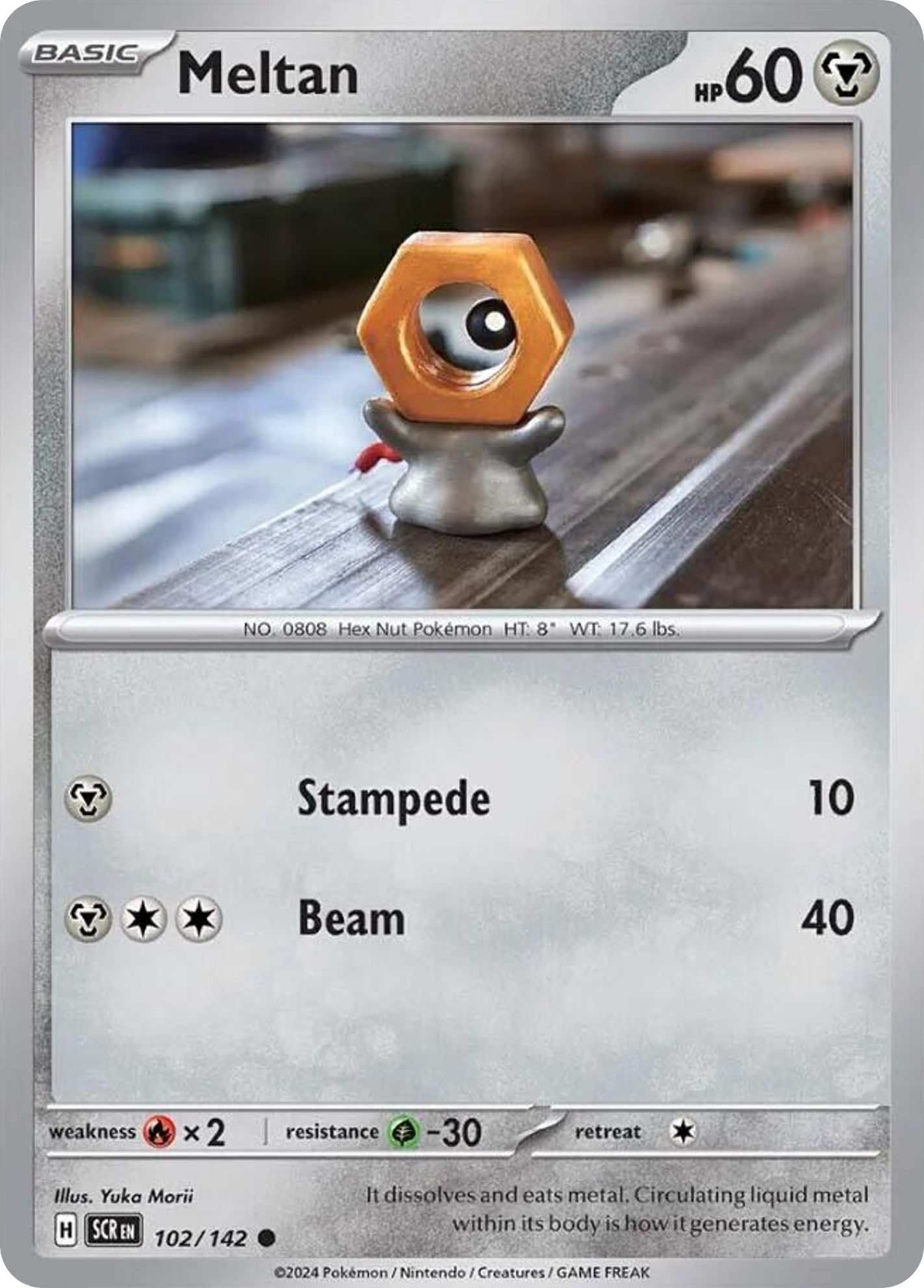 Meltan - Stellar Crown (Common) [SCR-102] English / Near Mint / Normal