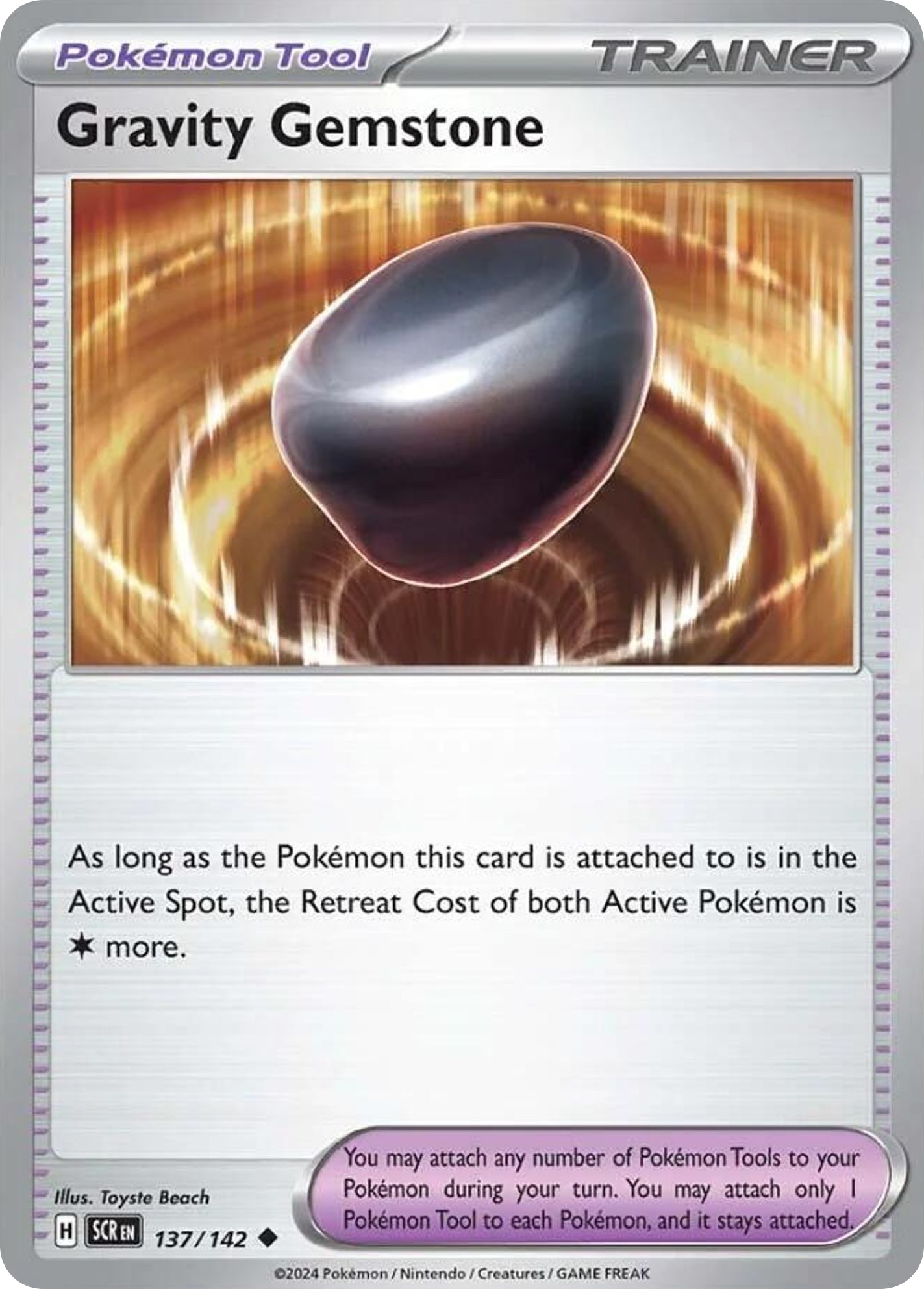 Gravity Gemstone - Stellar Crown (Uncommon) [SCR-137] English / Near Mint / Normal